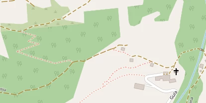 Skigebiet auf Satellitenbild