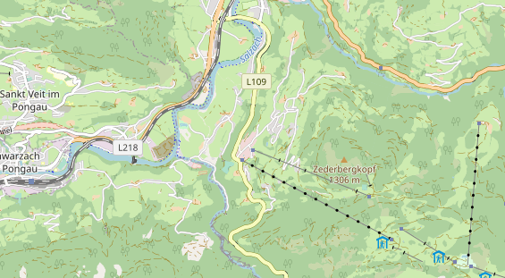 Skihotel (inaktiv) auf Karte