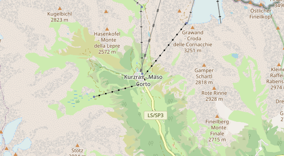 Skihotel (inaktiv) auf Karte