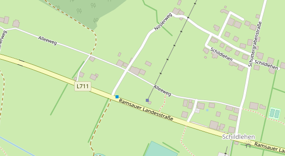 Skigebiet auf Satellitenbild