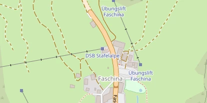 Skigebiet auf Satellitenbild