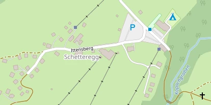 Skigebiet auf Satellitenbild