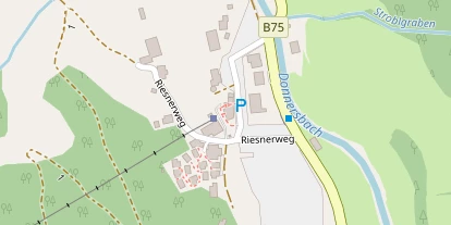 Skigebiet auf Satellitenbild