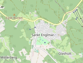 Skigebiet auf Karte