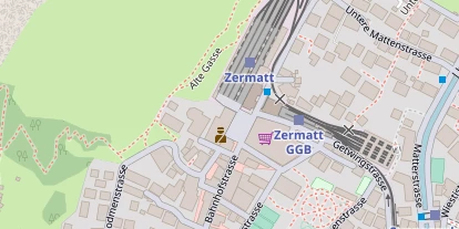 Skigebiet auf Satellitenbild