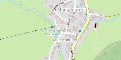 Skigebiet auf Satellitenbild