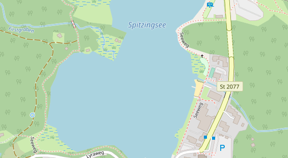 Skigebiet auf Satellitenbild