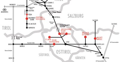 Skiregion - Kinder- / Übungshang - PLZ 9822 (Österreich) - Ankogel Hochgebirgsbahnen