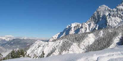 Skiregion - Après Ski im Skigebiet: Schirmbar - PLZ 6633 (Österreich) - Winterpanorama Marienberg - Marienbergbahn Biberwier