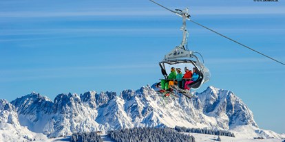Skiregion - Preisniveau: €€€ - Wilder Kaiser - Die SkiWelt Wilder Kaiser - Brixental ist eines der größten und modernsten Skigebiete weltweit. Einzigartig: 9 direkte Einstiegsorte mit über 270 täglich perfekt präparierten Pistenkilometern sowie 19 Talabfahrten erwarten Sie. - SkiWelt Wilder Kaiser - Brixental