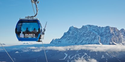 Skiregion - Après Ski im Skigebiet: Skihütten mit Après Ski - Zugspitze - 10er- Kabinenbahn Grubig II - Skigebiet Grubigstein/Lermoos - Zugspitz Arena