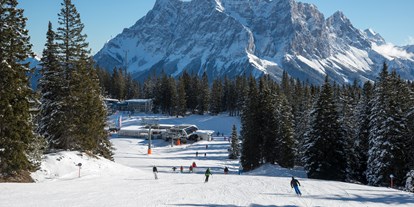 Skiregion - Après Ski im Skigebiet: Skihütten mit Après Ski - Abfahrt Gamsjet Grubigstein - Skigebiet Grubigstein/Lermoos - Zugspitz Arena