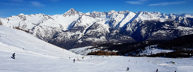 Skigebiet - Skigebiet Bürchen-Törbel / Moosalp