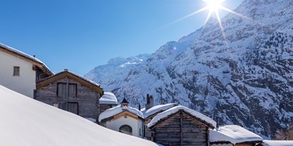 Skiregion - Après Ski im Skigebiet: Skihütten mit Après Ski - Schweiz - Skigebiet Saas-Almagell
