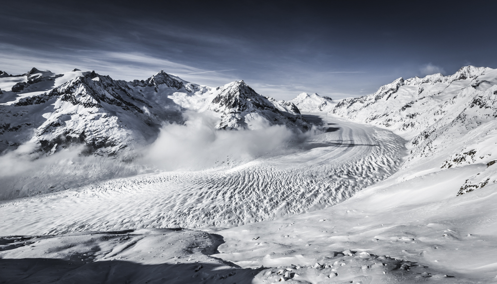 Skigebiet - Grosser Aletschgletscher - Skigebiet Aletsch Arena