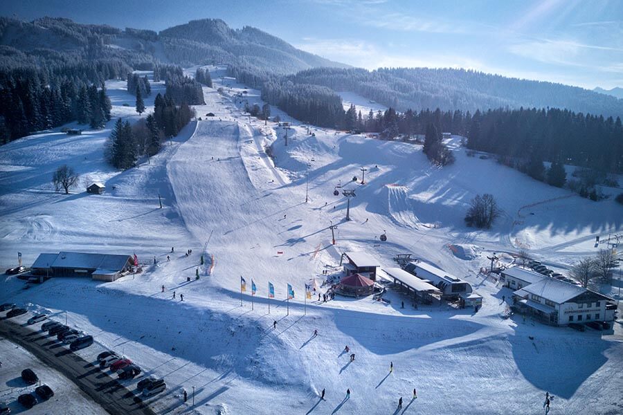 Skigebiet - Alpspitzbahn Nesselwang im Allgäu - Skigebiet Alpspitzbahn Nesselwang im Allgäu