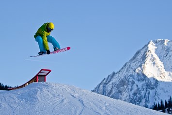 Skigebiet: Ehrwalder Almbahn / Snowpark / Foto Jäger - Ehrwalder Almbahn