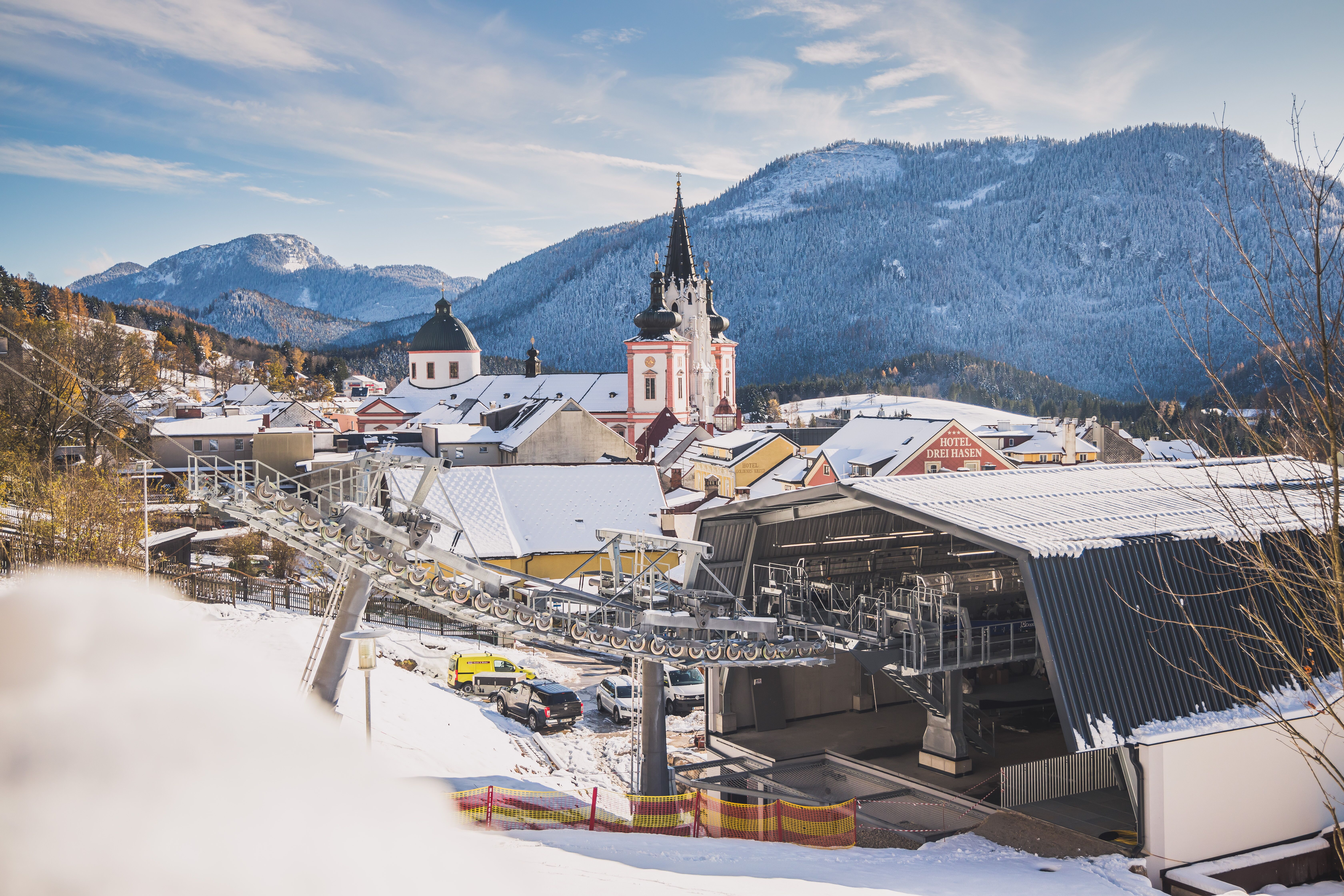 Skigebiet Mariazeller Bürgeralpe Vorstellung Lifte  8EUB Bürgeralpe-Express