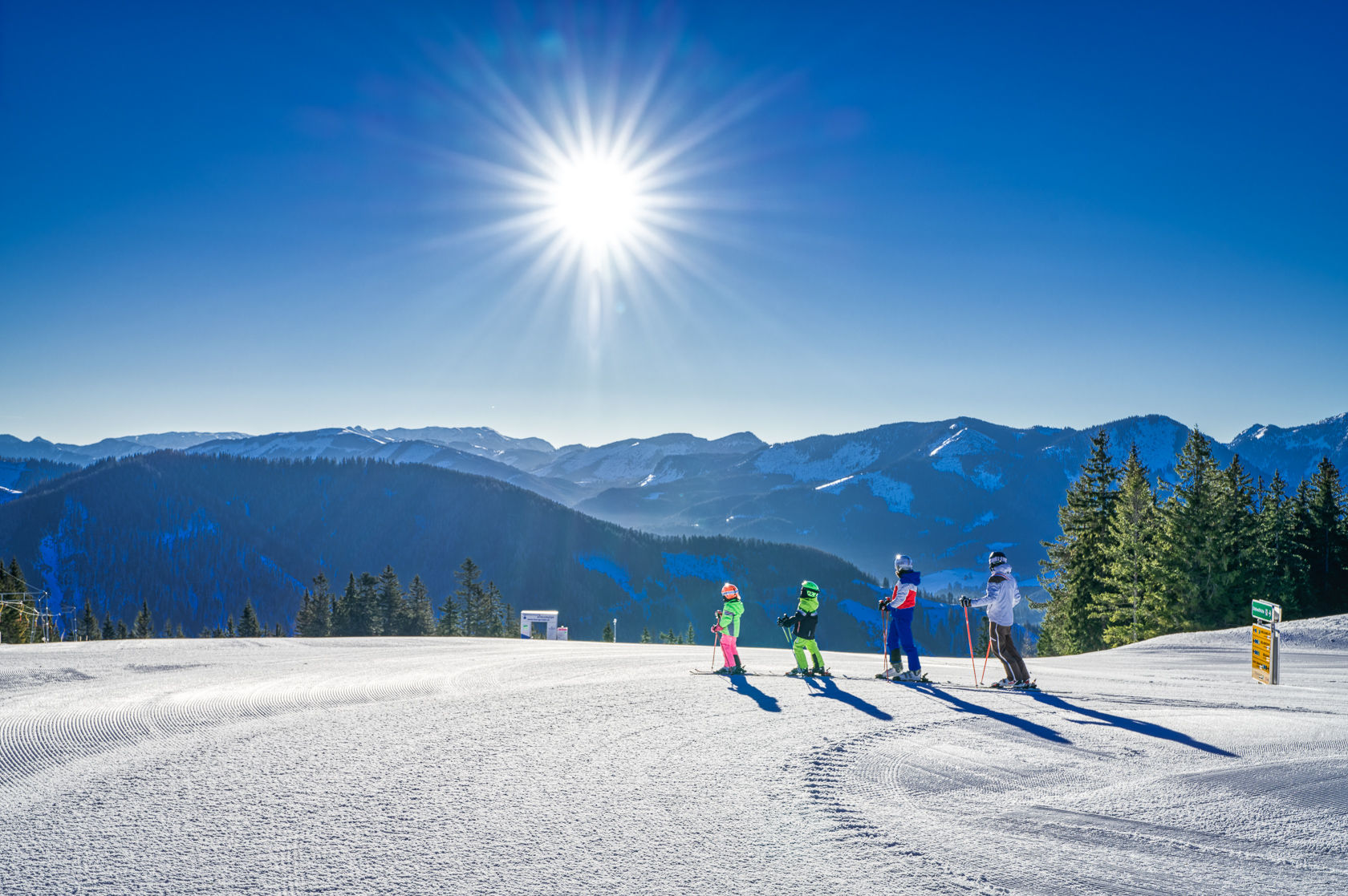 Skiregion - Preisniveau: €€ - Steiermark - Hofstattabfahrt - Skigebiet Mariazeller Bürgeralpe