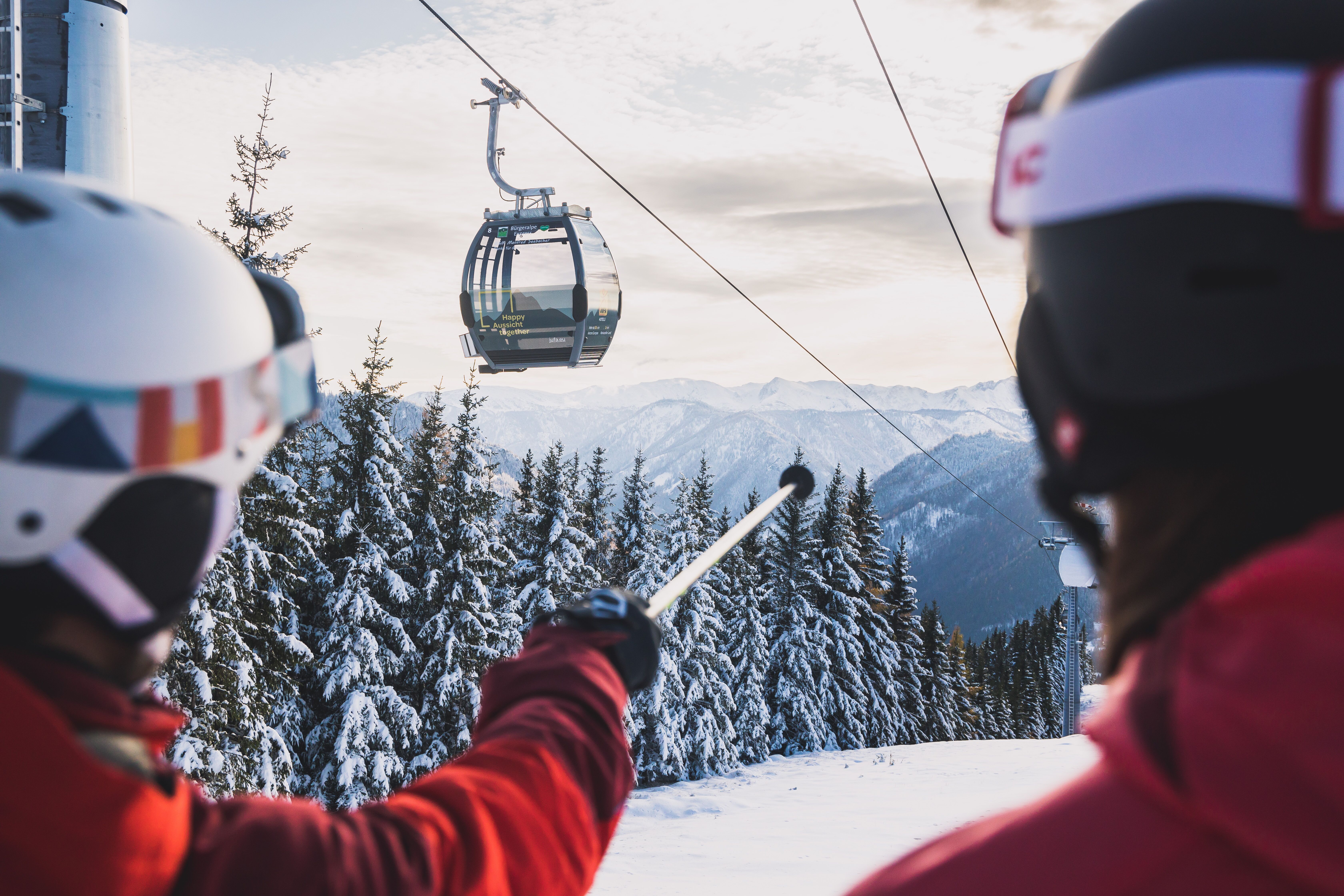 Skigebiet: ( EUB Bürgeralpe-Express - Skigebiet Mariazeller Bürgeralpe