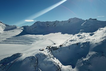 Unterkunft: Hotel direkt an der Piste - Langlaufloipe auf dem Gletscher - Glacier Hotel Grawand