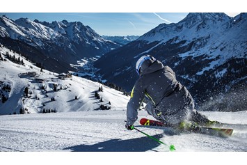 Skigebiet: Bestens präparierte Pisten. - Ski Arlberg