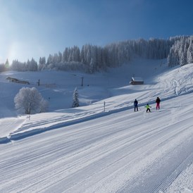 Skigebiet: Abfahrt am Heuberg - Skigebiet Walmendingerhorn/Ifen/Heuberg - Bergbahnen Oberstdorf Kleinwalsertal