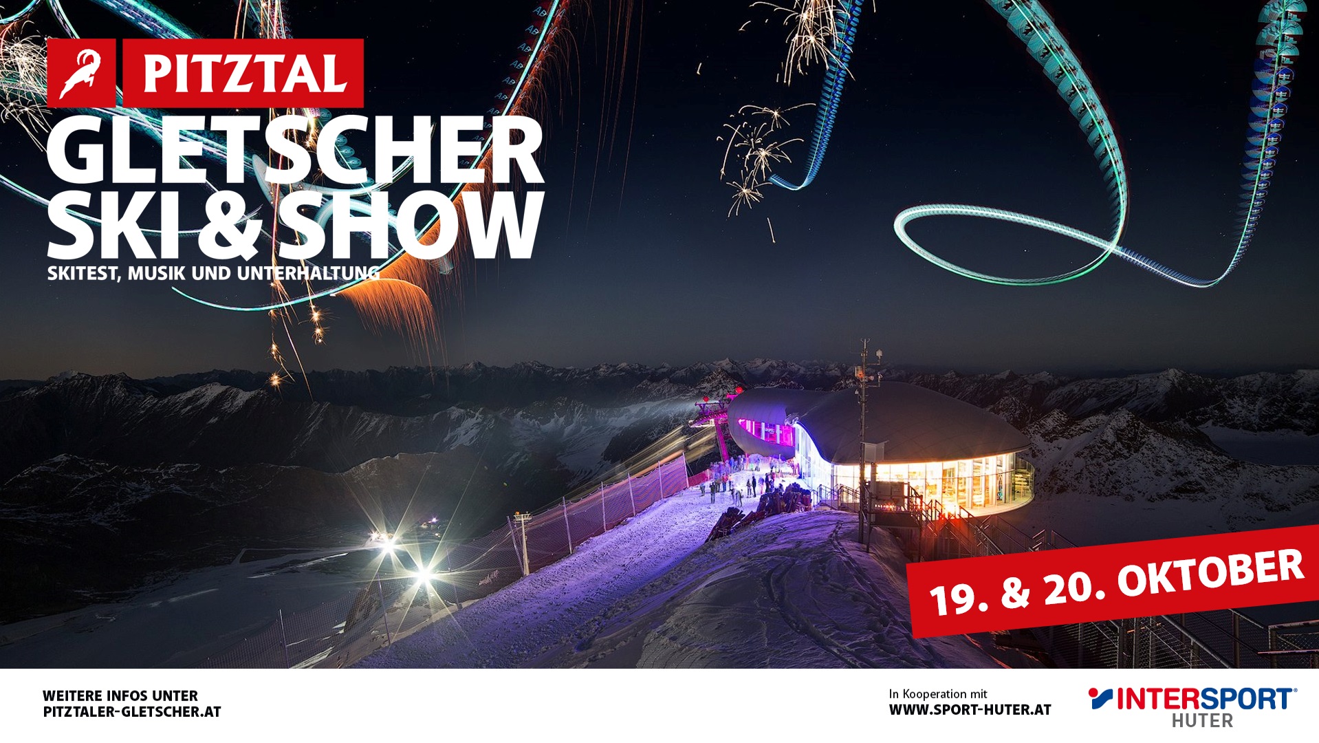 Skigebiet Pitztaler Gletscher & Rifflsee Events Pitztal Gletscher Ski & Show