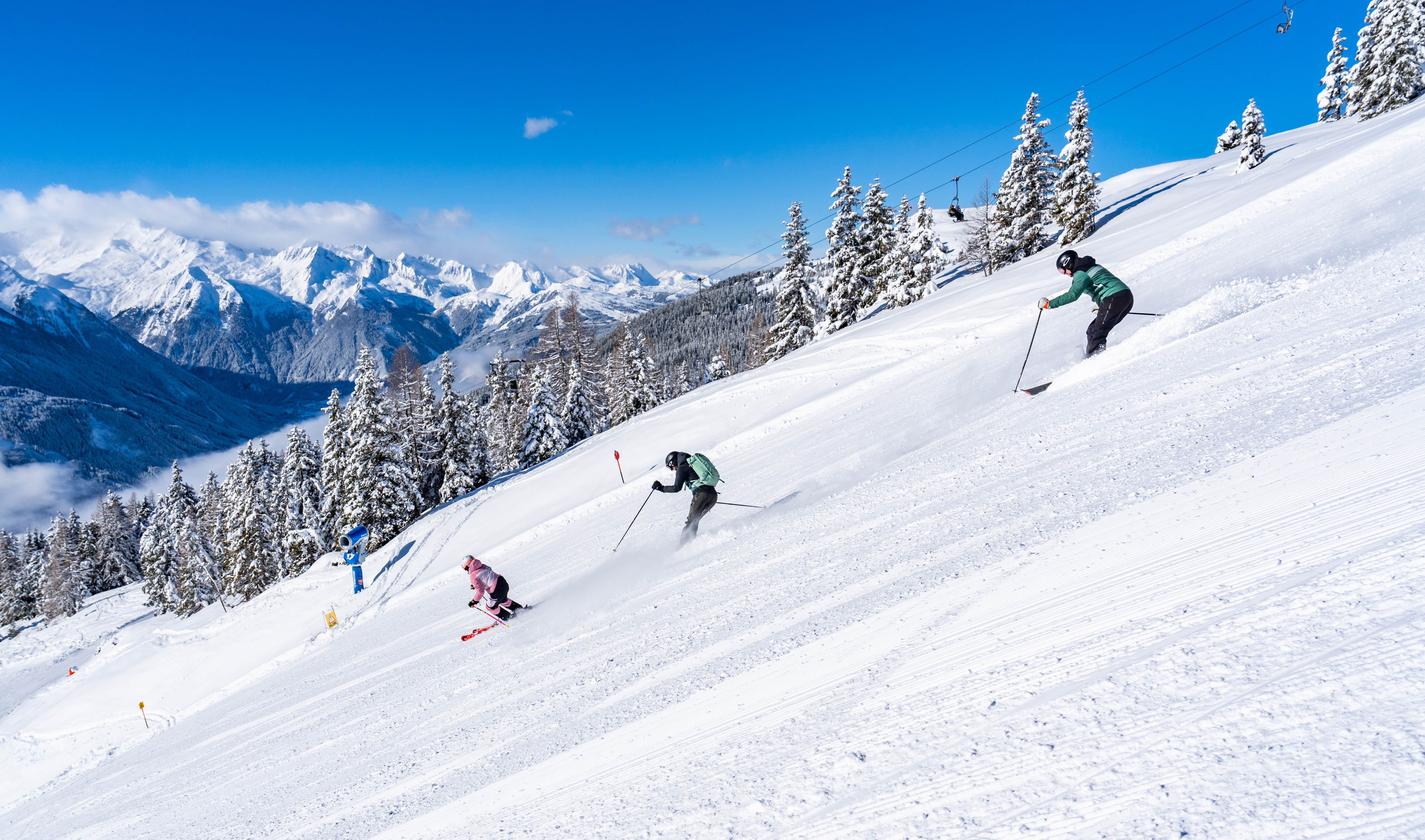 Skiregion - Preisniveau: €€€ - Österreich - 75 km schneesichere Pisten - Wildkogel-Arena Neukirchen & Bramberg