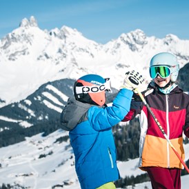 Skigebiet: Unseren Hausberg die Bischofsmütze begleitet euch durch ganz Filzmoos - Skigebiet Filzmoos