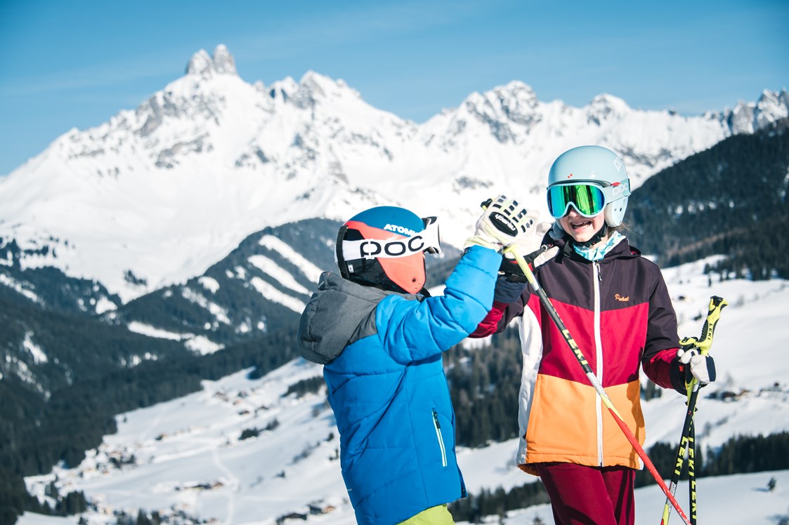 Skigebiet: Unseren Hausberg die Bischofsmütze begleitet euch durch ganz Filzmoos - Skigebiet Filzmoos
