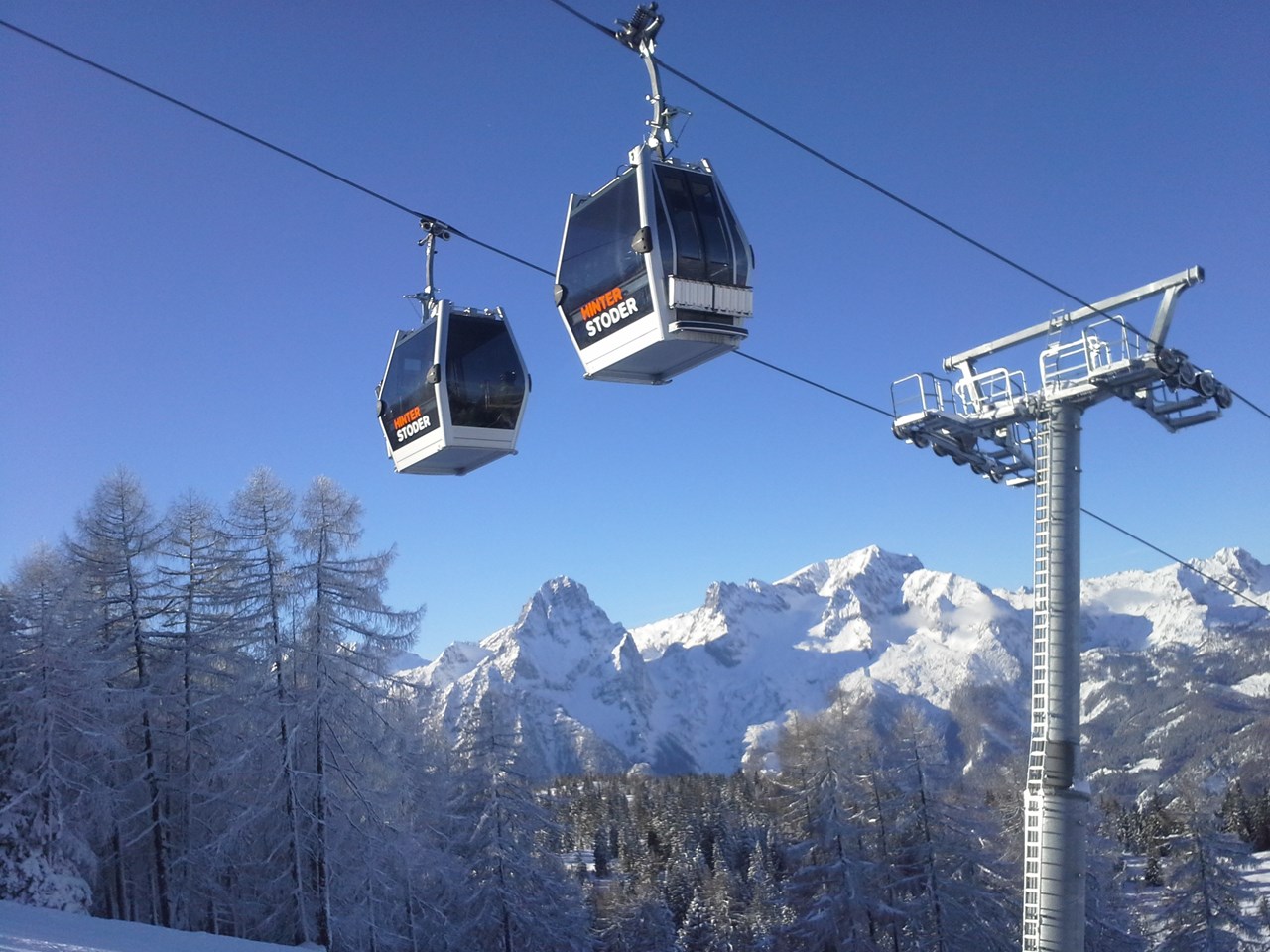 Skigebiet Hinterstoder Höss Vorstellung Lifte Hirschkogelbahn
