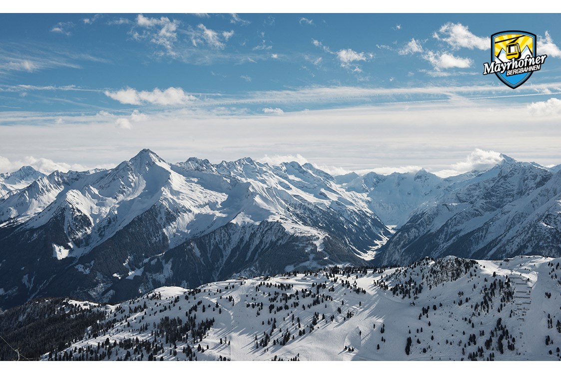 Skigebiet: Mayrhofner Bergbahnen - Aussicht am Penken - Mayrhofner Bergbahnen AG