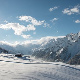 Skigebiet: Mayrhofner Bergbahnen - Aussicht am Ahorn - Mayrhofner Bergbahnen AG