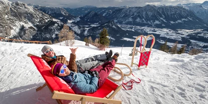 Skiregion - Rodelbahn - Altaussee - Chillen am Loser mit herrlichen Panoramablicken nach Altaussee, ins Aussseerland und Salzkammergut sowie ins nahe Oberösterreich! - Skigebiet Loser Altaussee