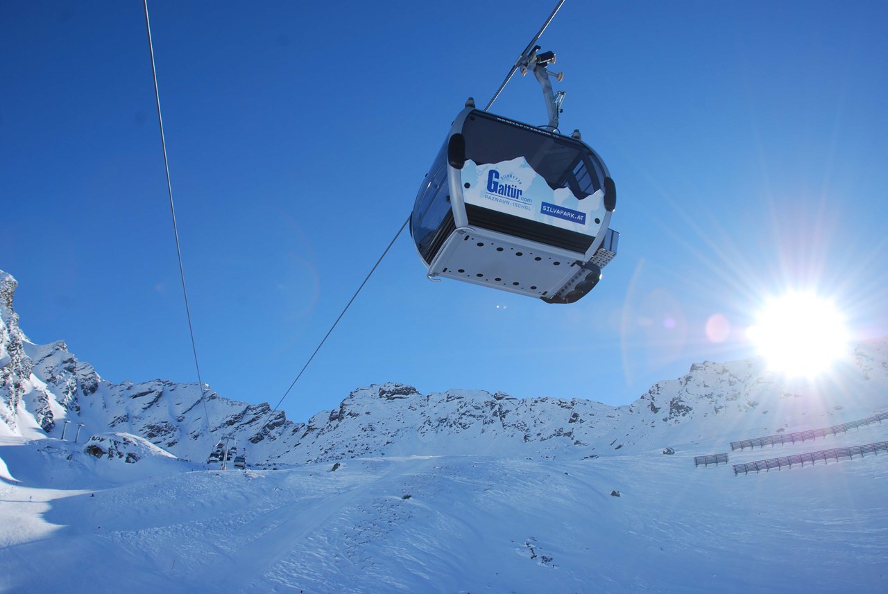 Skigebiet Silvapark Galtür Vorstellung Lifte Breitspitzbahn