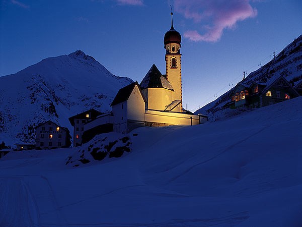 Skigebiet: Vent, das Bergsteigerdorf - Abendstimmung - Skigebiet Vent
