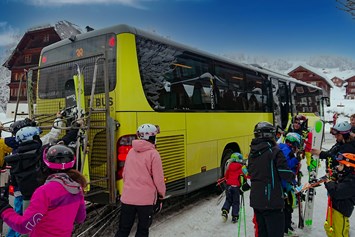 Skigebiet: Gratis Anreise mit der Buslinie 38 von Dornbirn und Schwarzenberg. - Skigebiet Bödele