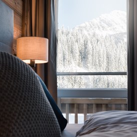 Unterkunft: Jedes Zimmer bietet herrlichen Bergblick. - meiZeit Lodge