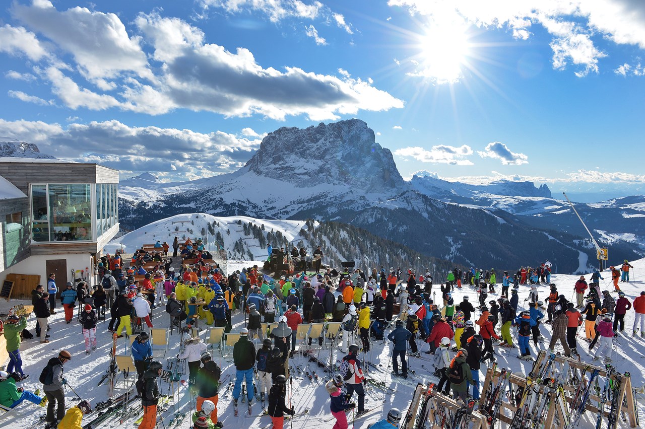 Skigebiet Dolomites Val Gardena/Gröden - St. Christina - St. Ulrich - Wolkenstein Events Rock the Dolomites