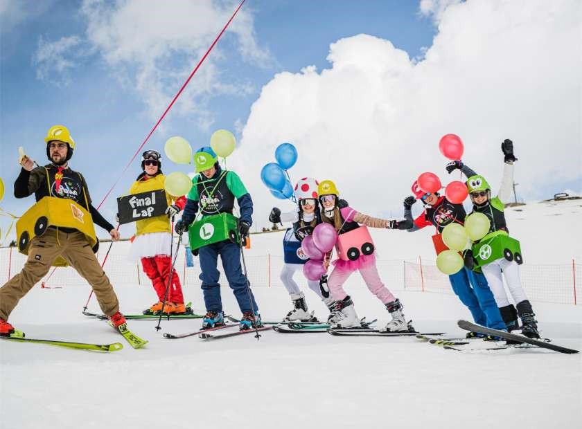 Skigebiet Dolomites Val Gardena/Gröden - St. Christina - St. Ulrich - Wolkenstein Events Spring Race Party