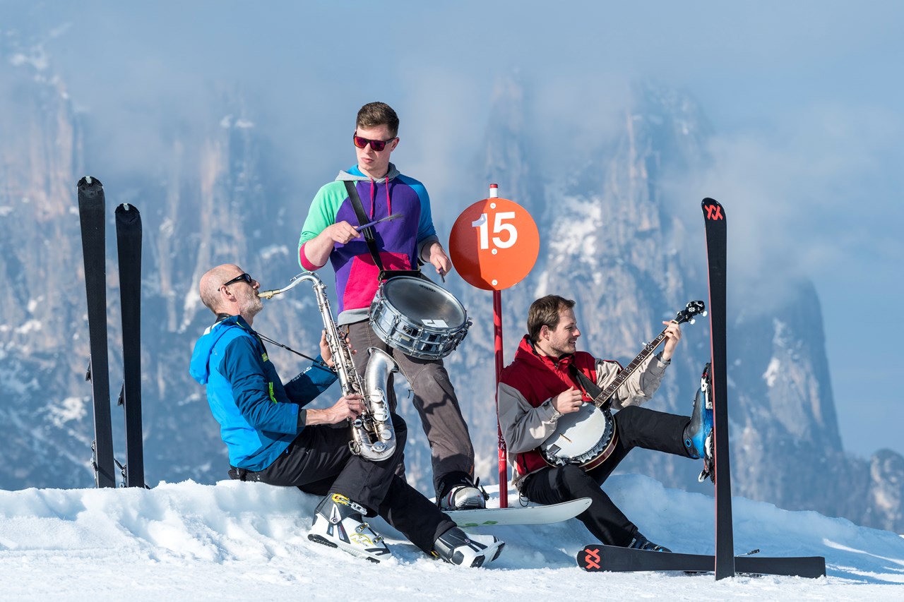 Skigebiet Seiser Alm Events Swing on Snow