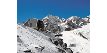 Skiregion - Kinder- / Übungshang - Südtirol - Meran - Seilbahn Sulden am Ortler - 4 Gondeln zu je 110 Personen, 440 Personen gleichzeitig in der Luft! - Skigebiet Sulden am Ortler
