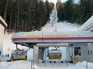 Skigebiet Ladurns Vorstellung Lifte Sessellift Ladurns I
