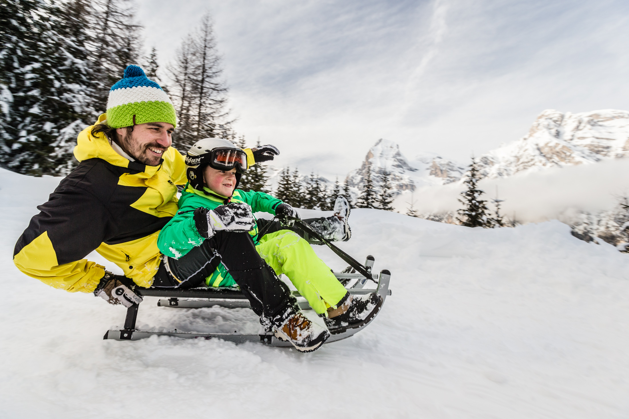 Skigebiet: (c) Bergbahnen Ladurns GmbH - Skigebiet Ladurns