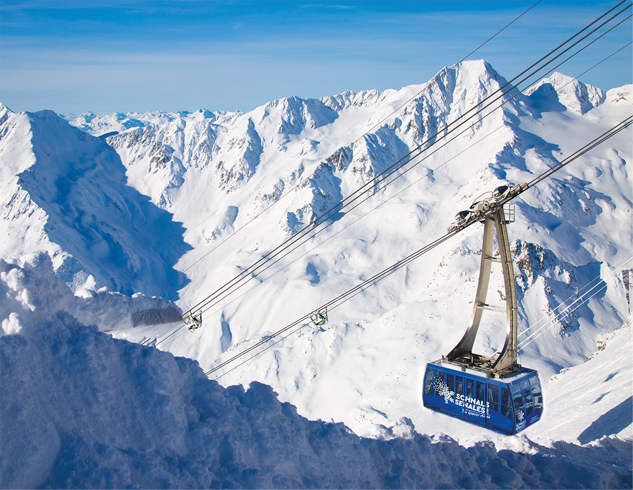 Alpin Arena Schnals Vorstellung Lifte Gletscherbahn