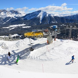 Skigebiet: Umgeben von den Dolomitengipfeln - Skigebiet Jochgrimm