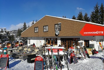 Unterkunft: Unsere Skihütte "Strohsackhütte" an der Talstation Strohsackbahn - Hotel Almrausch