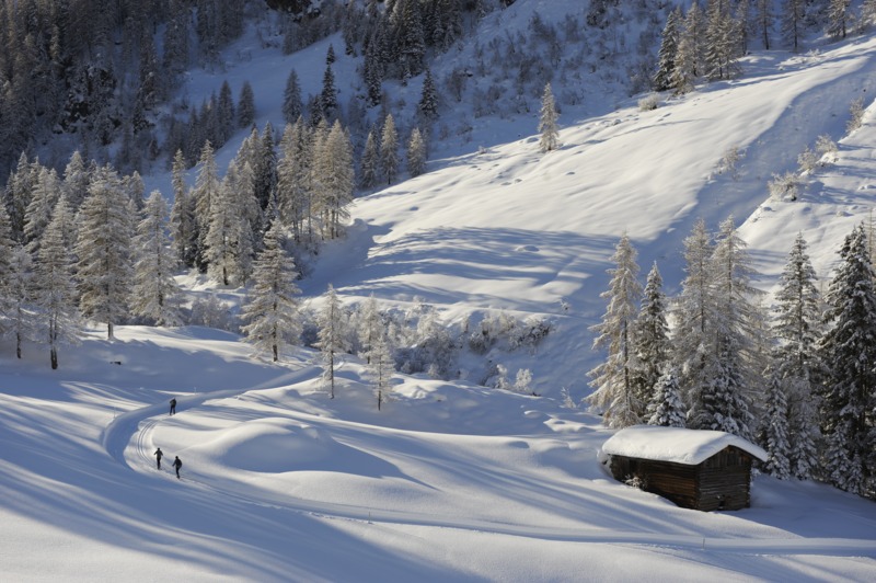 Skiregion - Schweiz - Langlauf im Seitental Dischma - Destination Davos Klosters