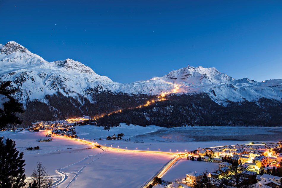 Skigebiet Corvatsch Furtschellas Events Snow Night